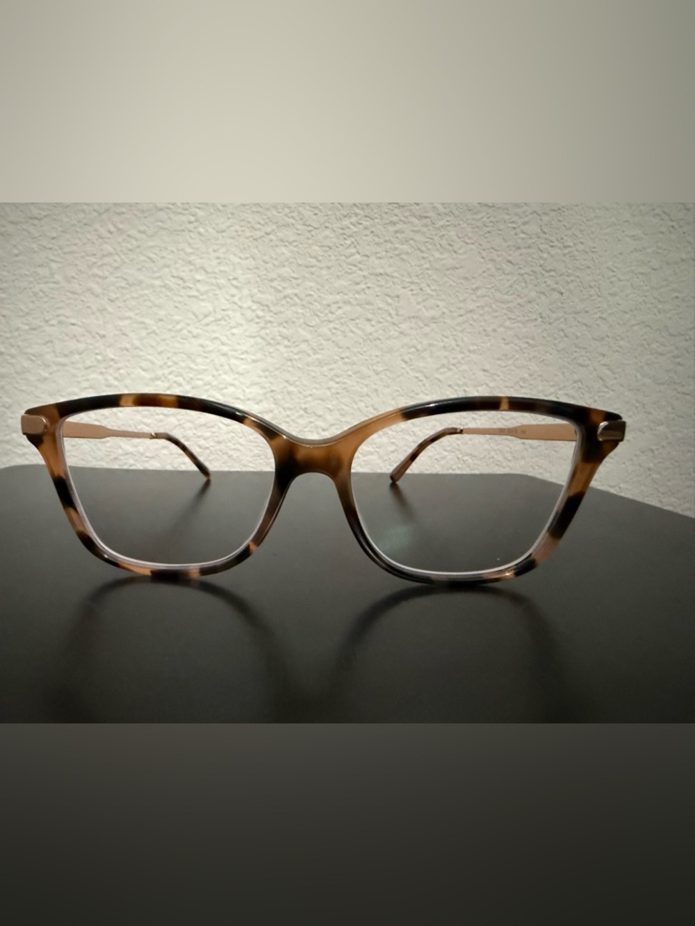 Michael Kors Tortoiseshell Cat-Eye Glasses - Brown/Black